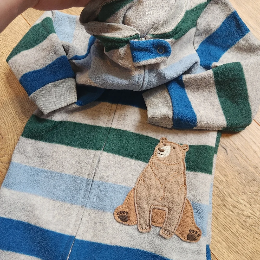 2t Carter's Boys Fleece bear Sleeper